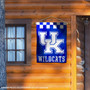 Kentucky UK Wildcats Checkerboard House Flag