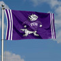 Texas Christian Horned Frogs Throwback Vault Logo Flag