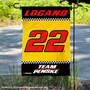 Joey Logano NASCAR Driver Double Sided Garden Flag