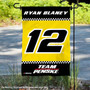 Ryan Blaney NASCAR Driver Double Sided Garden Flag
