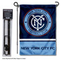 New York City FC Garden Flag and Flagpole Stand