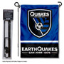 San Jose Earthquakes Garden Flag and Flagpole Stand