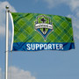 Seattle Sounders Supporter 3x5 Foot Logo Flag