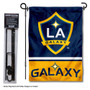 LA Galaxy Garden Flag and Flagpole Stand