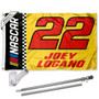 Joey Logano Flag Pole and Bracket Mount Kit