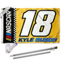 Kyle Busch Flag Pole and Bracket Mount Kit