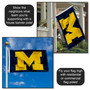 University of Michigan Block M Flag