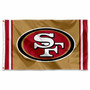 San Francisco 49ers Logo Flag Gold