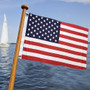 USA American Boat Golf Cart Flag