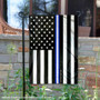 EMS and Doctors Blue Thin Line Garden Flag