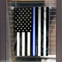 EMS and Doctors Blue Thin Line Garden Flag