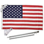 American USA Flag and Flag Pole Kit