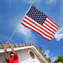 American USA Flag Banner with Tack Wall Pads