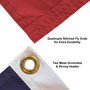 American USA Flag Banner with Tack Wall Pads