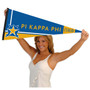 Pi Kappa Phi Greek Fraternity Life Logo Pennant