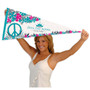 Zeta Tau Alpha Greek Sorority Life Logo Pennant