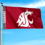 Washington State Cougars Printed Header 3x5 Flag