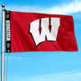 Wisconsin Badgers Printed Header 3x5 Flag