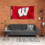 Wisconsin Badgers Printed Header 3x5 Flag