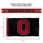 Ohio State Buckeyes Printed Header 3x5 Flag