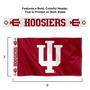 Indiana Hoosiers Printed Header 3x5 Flag