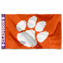 Clemson Tigers Printed Header 3x5 Flag