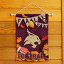 Texas State Bobcats Fall Football Autumn Leaves Decorative Garden Flag