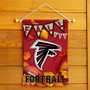 Atlanta Falcons Fall Football Leaves Decorative Double Sided Garden Flag