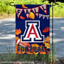 Arizona Wildcats Fall Football Autumn Leaves Decorative Garden Flag