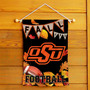 Oklahoma State Cowboys Fall Football Autumn Leaves Decorative Garden Flag