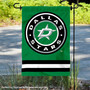 Dallas Stars Double Sided Logo Garden Flag