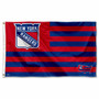 New York Rangers American Nation Flag