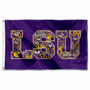 Louisiana State LSU Tigers Mosaic Flag
