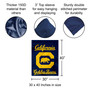 Cal Berkeley Golden Bears Wordmark Double Sided House Flag
