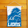 Detroit Lions Large Logo Double Sided Garden Banner Flag