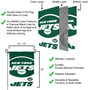 New York Jets Large Logo Double Sided Garden Banner Flag