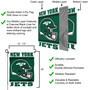 New York Jets Helmet Double Sided Garden Banner Flag