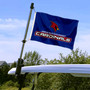 Saginaw Valley State Cardinals Wordmark Boat and Mini Flag