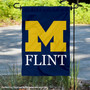 Michigan Flint Wordmark Garden Flag