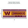 Washington Commanders 6 Foot Banner