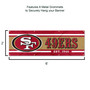 San Francisco 49ers 6 Foot Banner