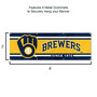 Milwaukee Brewers 6 Foot Banner