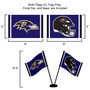 Baltimore Ravens Small Table Desk Flag