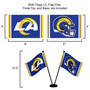 Los Angeles Rams Small Table Desk Flag