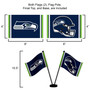 Seattle Seahawks Small Table Desk Flag