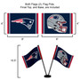 New England Patriots Small Table Desk Flag