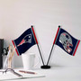New England Patriots Small Table Desk Flag