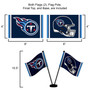 Tennessee Titans Small Table Desk Flag