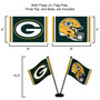 Green Bay Packers Small Table Desk Flag