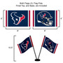 Houston Texans Small Table Desk Flag